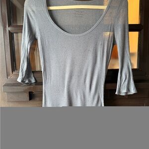 Charcoal Long Sleeve Women's Top